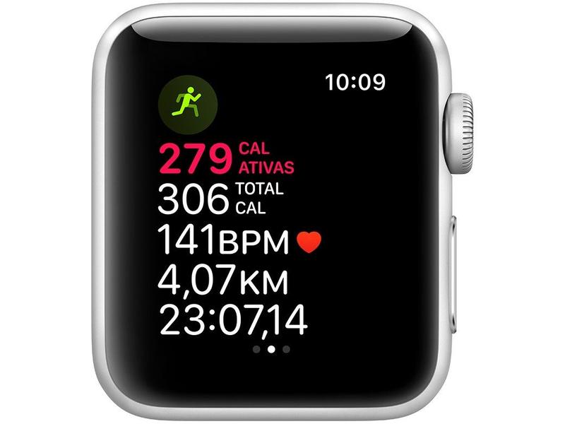 Apple Watch Series 3 (GPS) 38mm Caixa Prateada - Alumínio Pulseira
